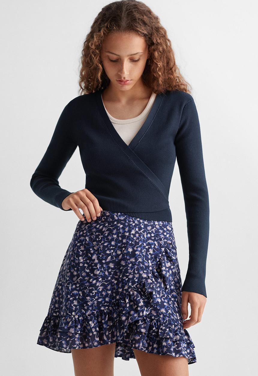 MANGO - Cardigan ballet - navy