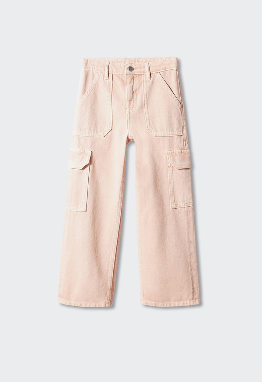 MANGO - Jeans cargo - pink