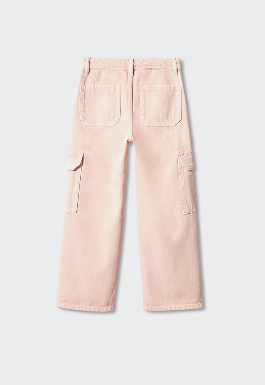 MANGO - Jeans cargo - pink