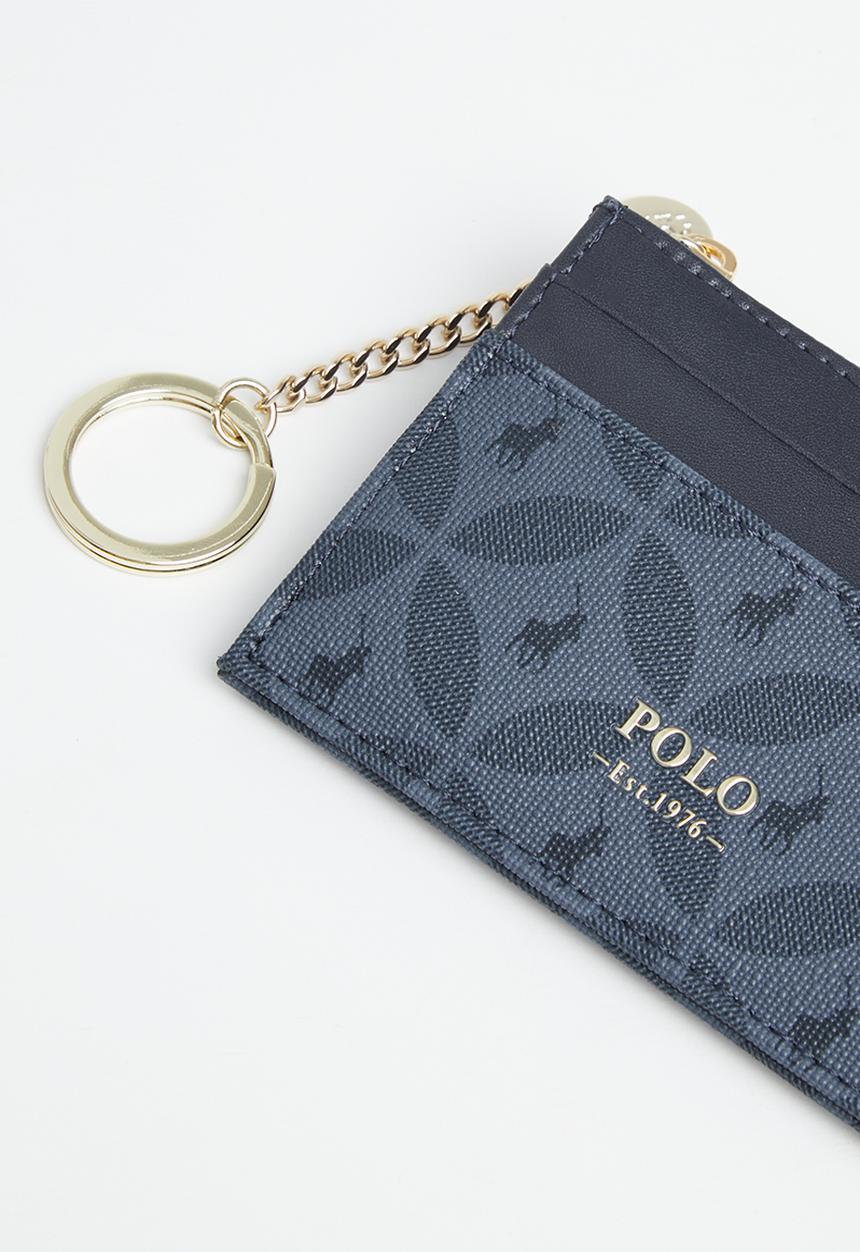 POLO - L-zip card holder - navy