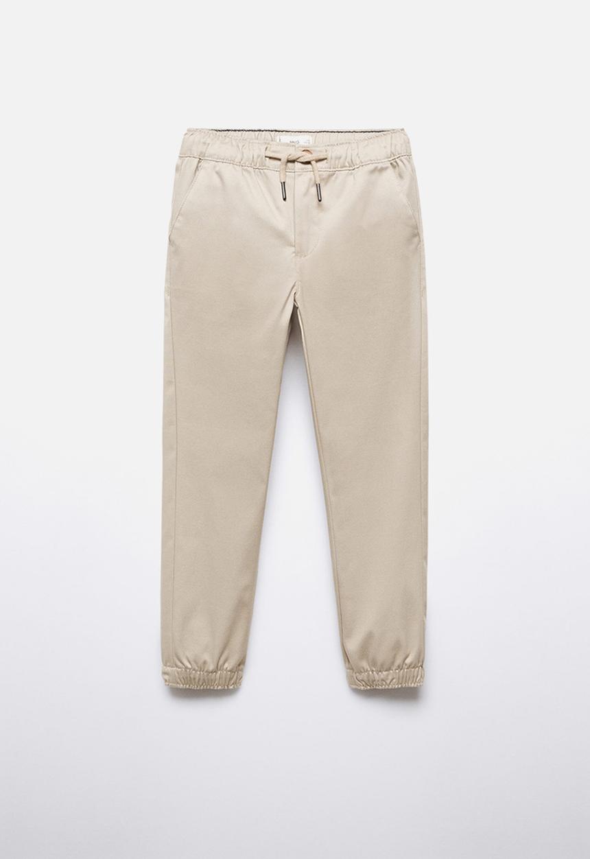 MANGO - Trousers feli - grey stone