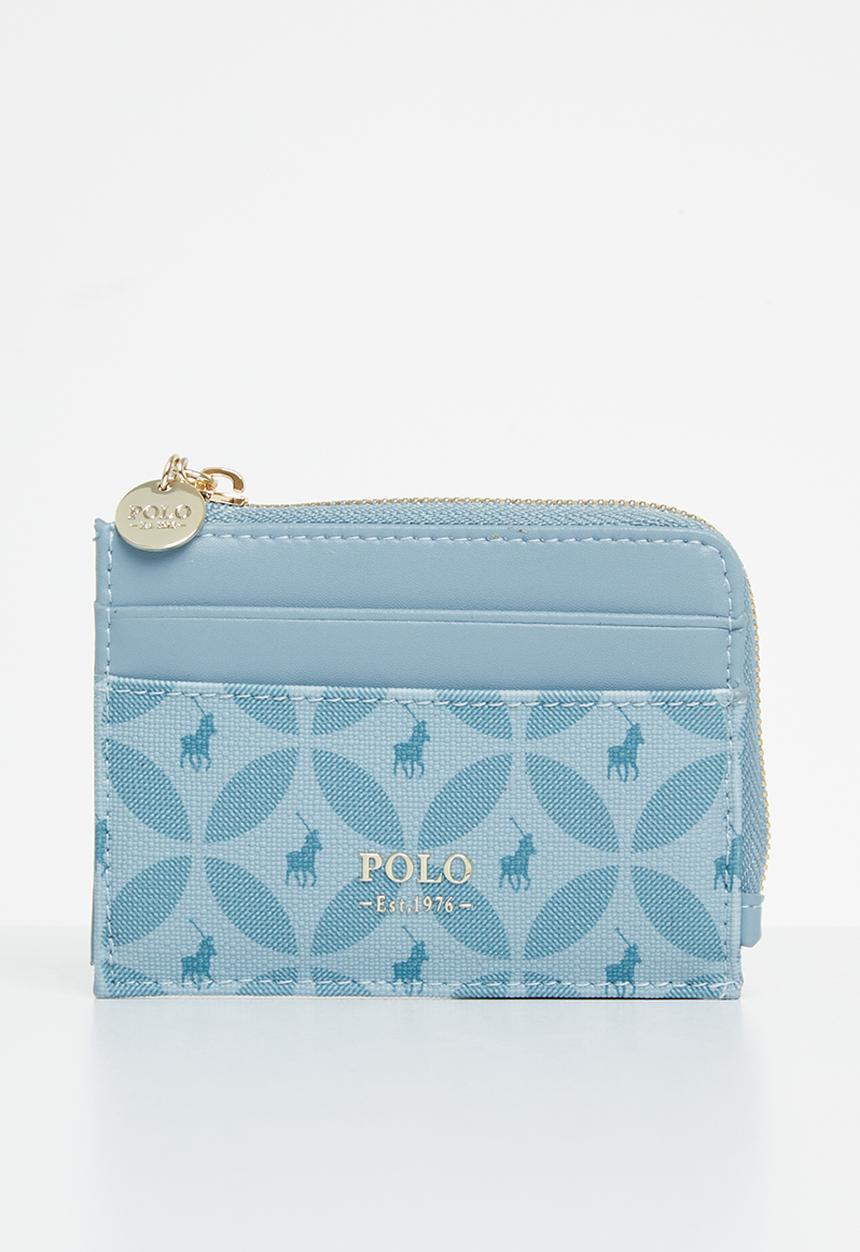 POLO - L-zip card holder - blue