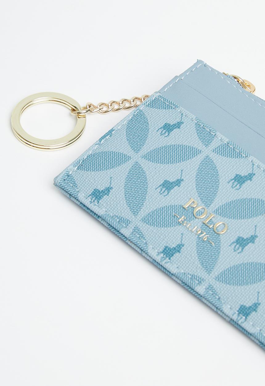 POLO - L-zip card holder - blue