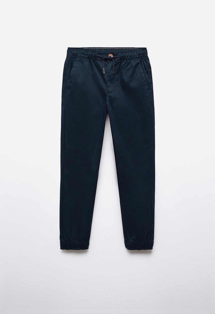 MANGO - Trousers feli - navy