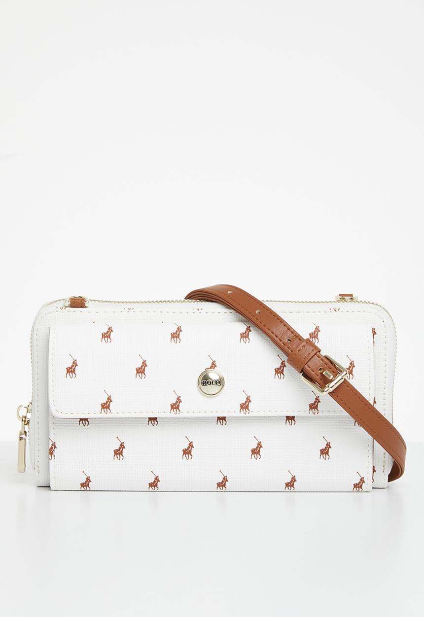 POLO - Iconic phone sling - white