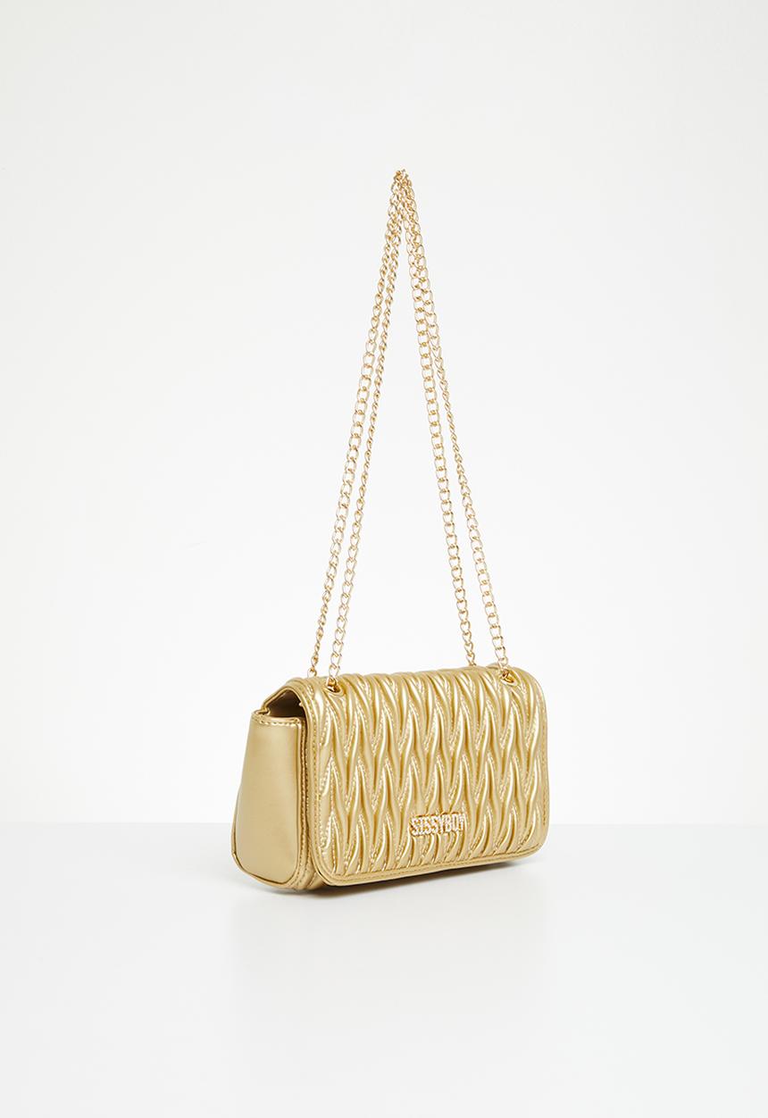 SISSY BOY - Quilted crossbody - gold