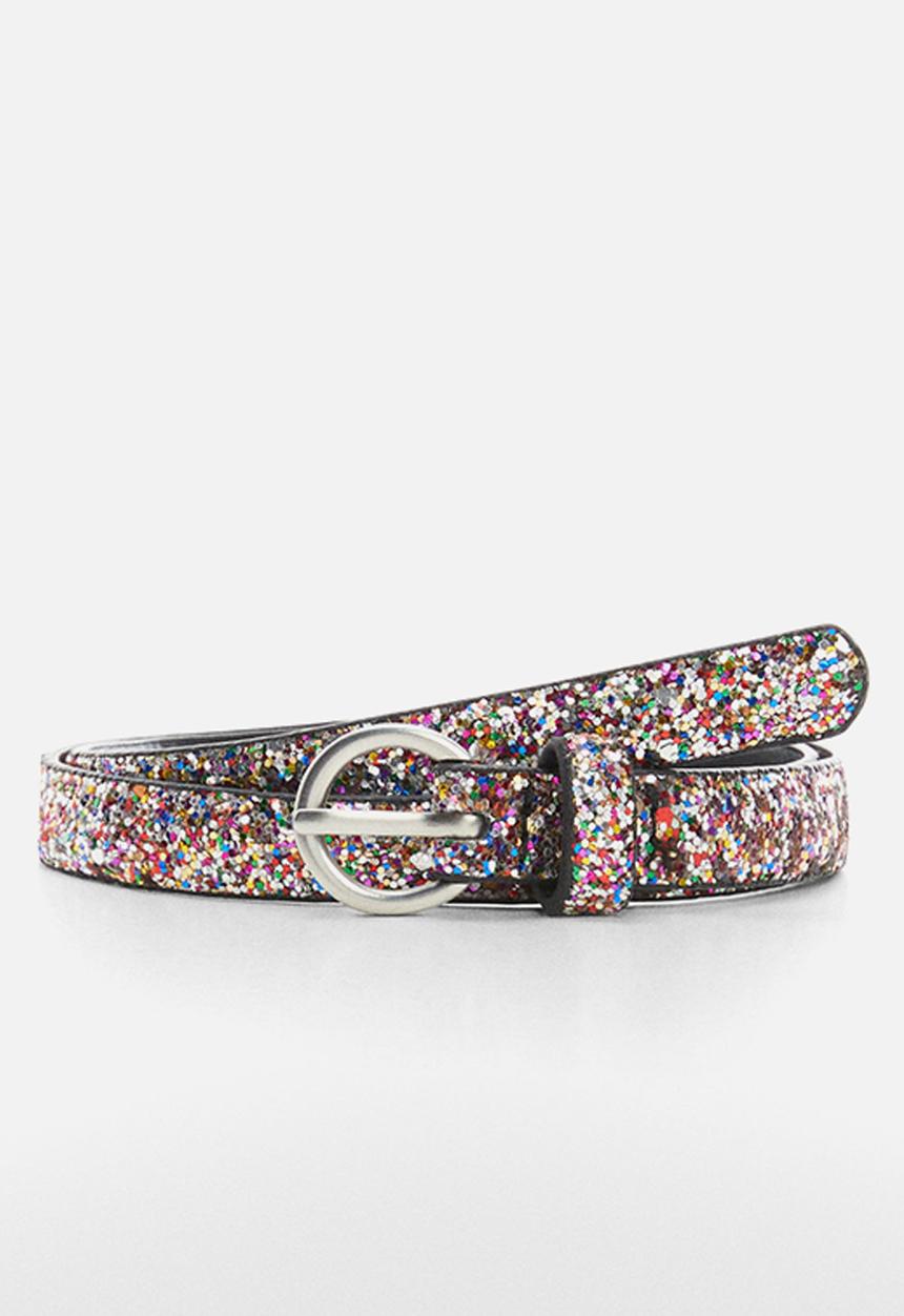 MANGO - Belt partyb - black