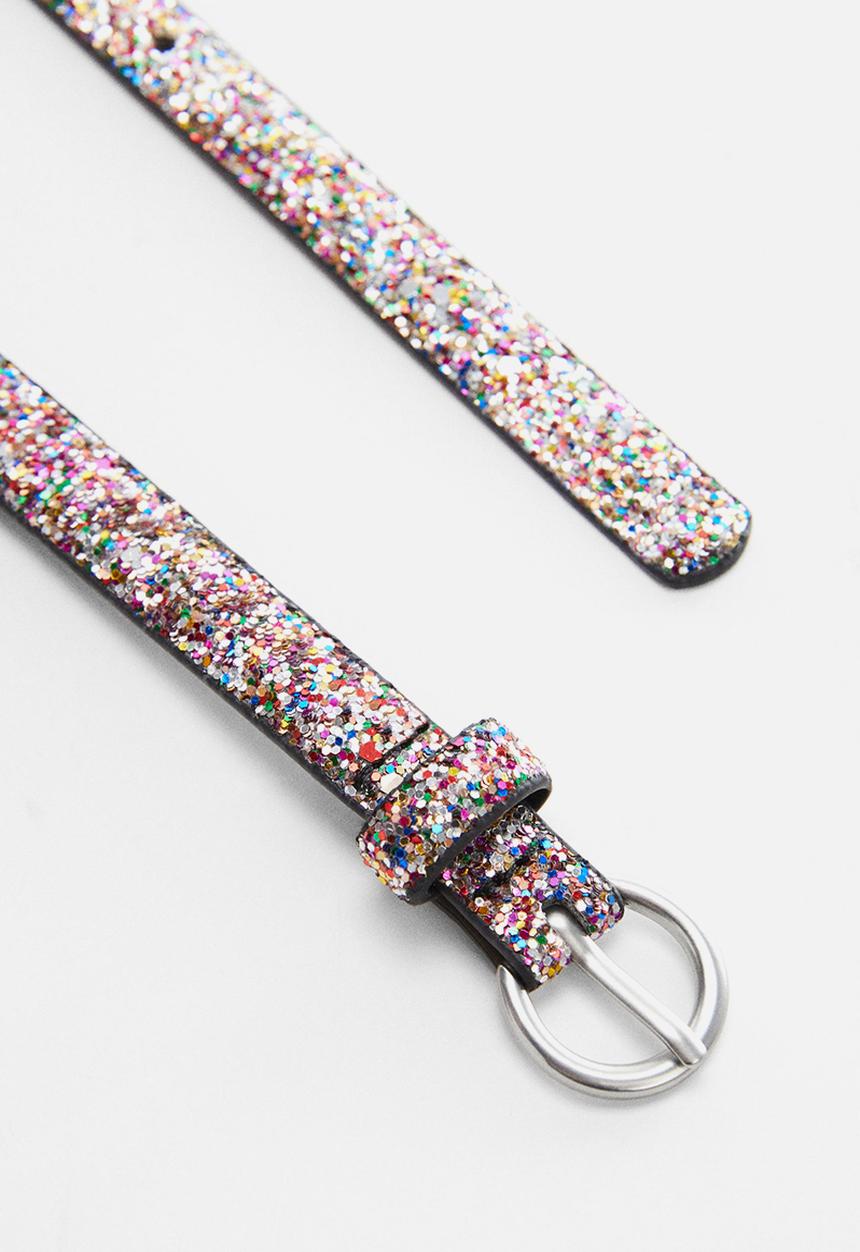 MANGO - Belt partyb - black