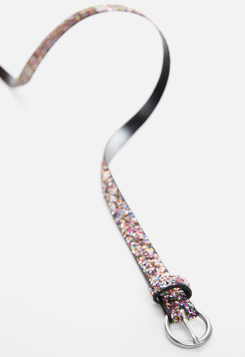 MANGO - Belt partyb - black