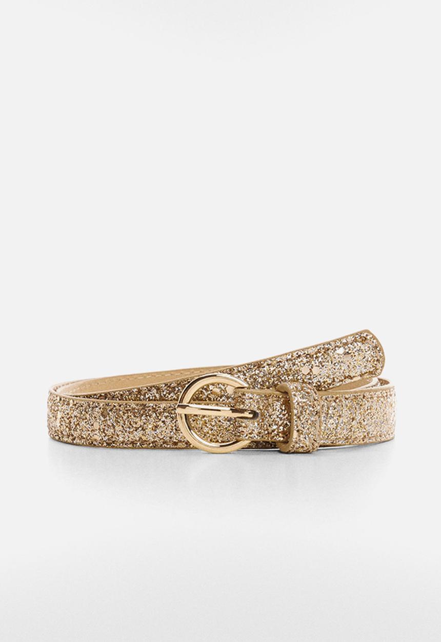 MANGO - Belt goldb - gold
