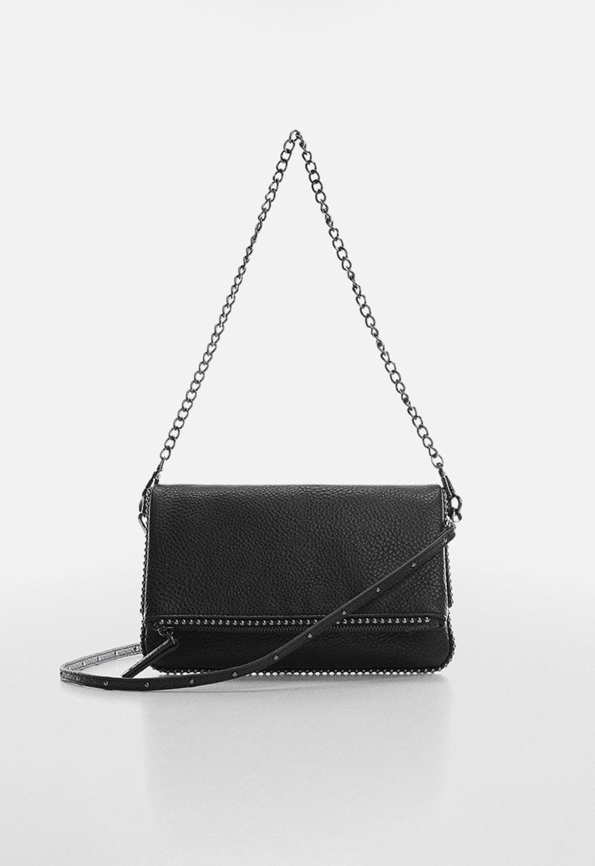 MANGO - Bag m- bolitas - black