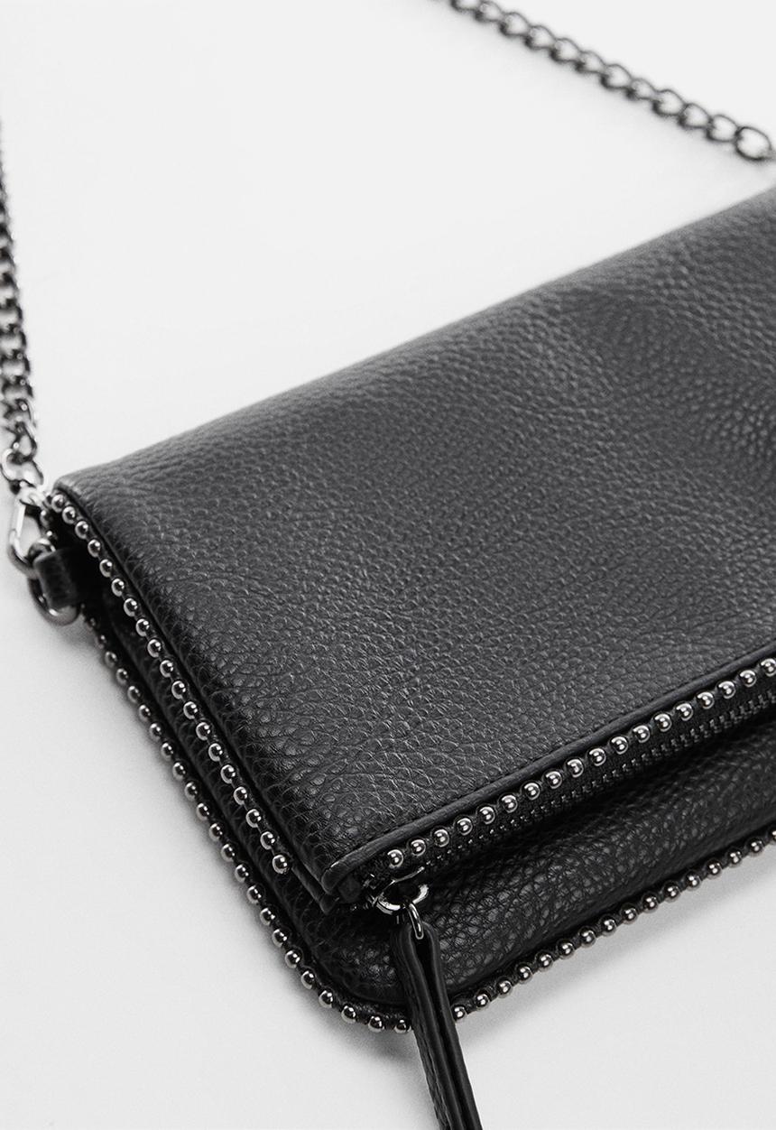 MANGO - Bag m- bolitas - black