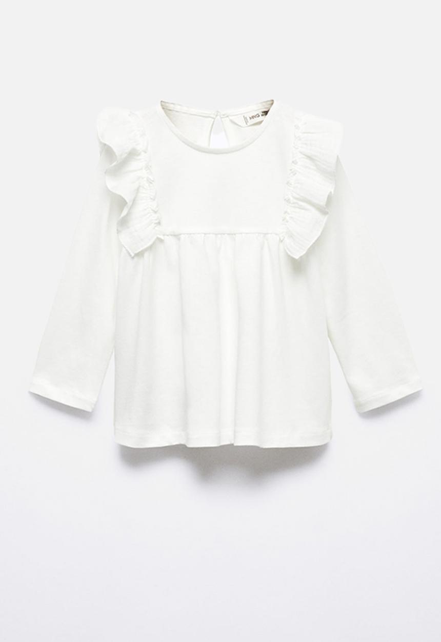 MANGO - T-shirt cloe - offwhite