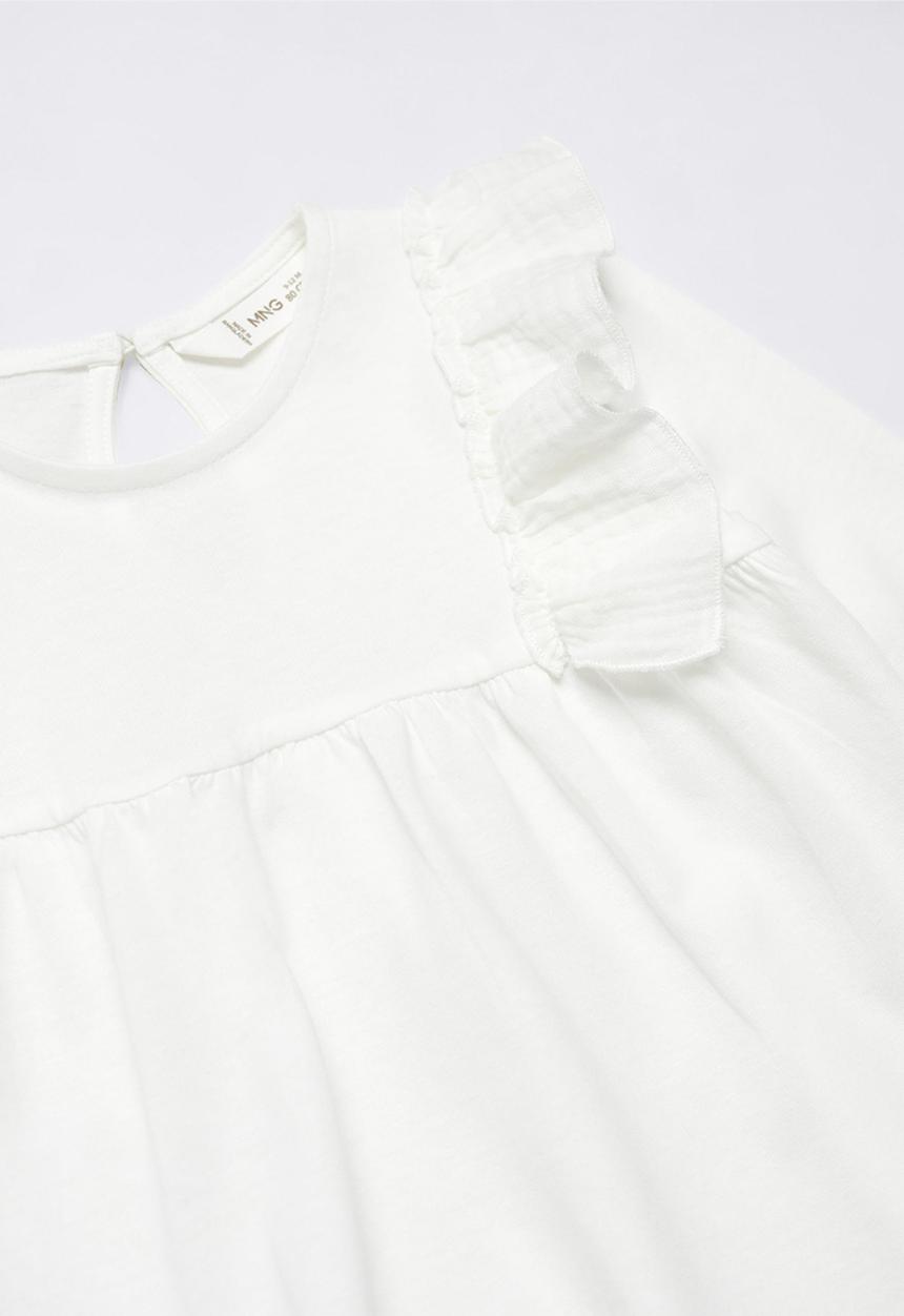 MANGO - T-shirt cloe - offwhite