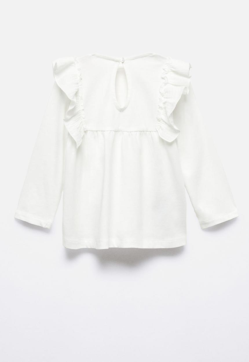 MANGO - T-shirt cloe - offwhite