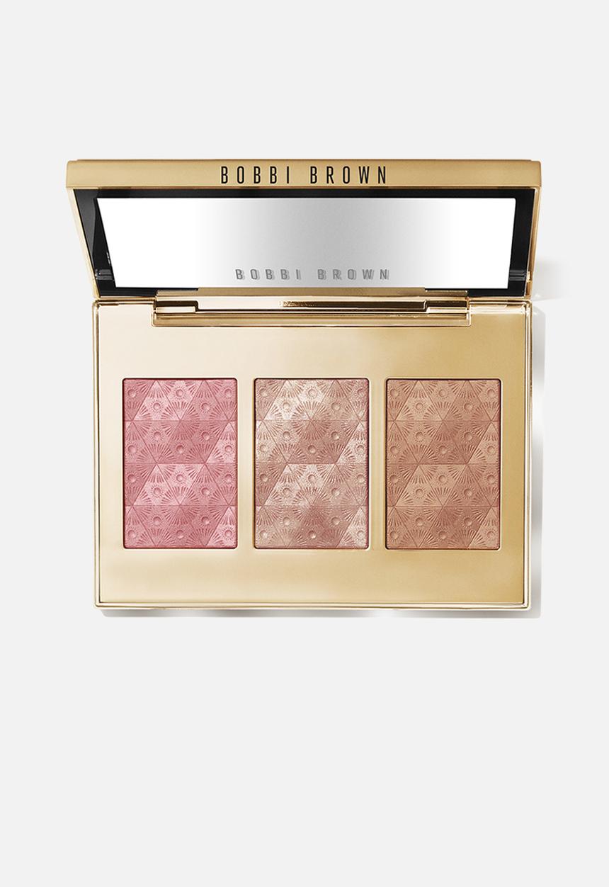 BOBBI BROWN - Golden Glamour Collection Luxe Cheek & Highlighting Palette - Rose Glow