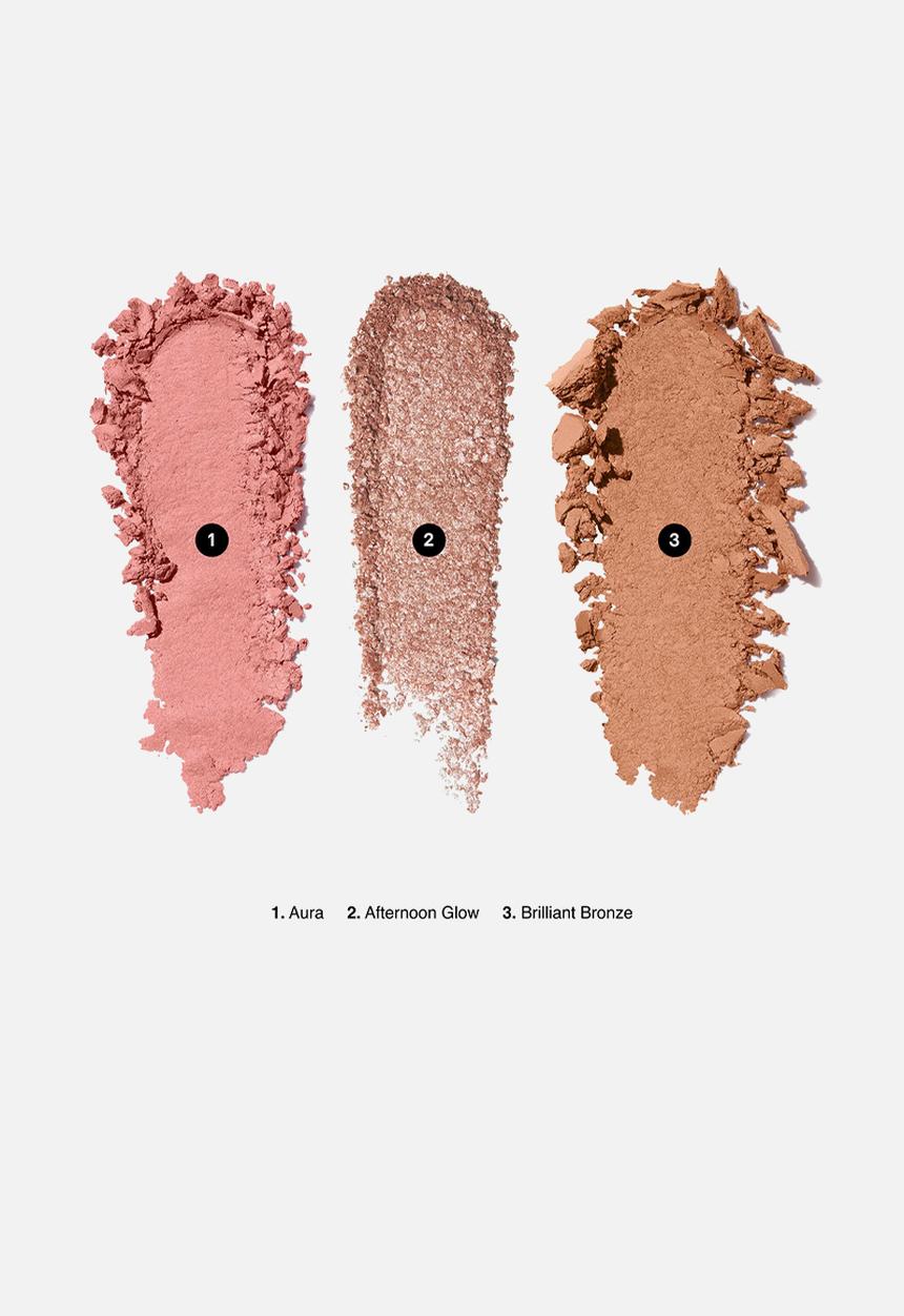 BOBBI BROWN - Golden Glamour Collection Luxe Cheek & Highlighting Palette - Rose Glow