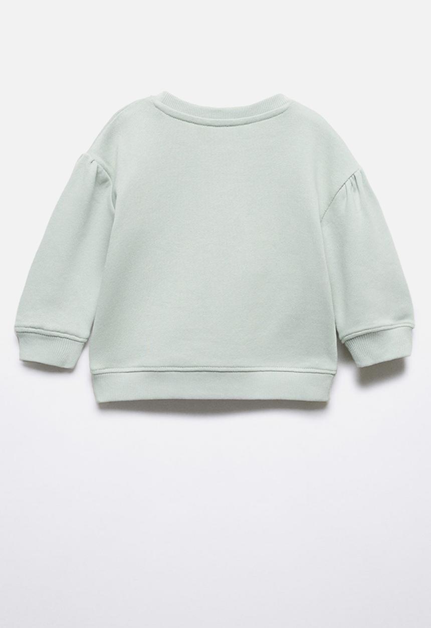 MANGO - Sweatshirt chiff - turquoise