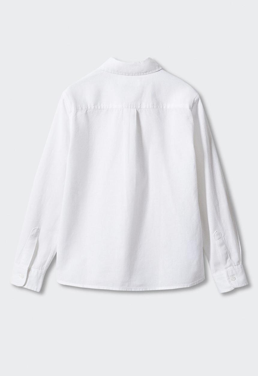 MANGO - Shirt blas - white
