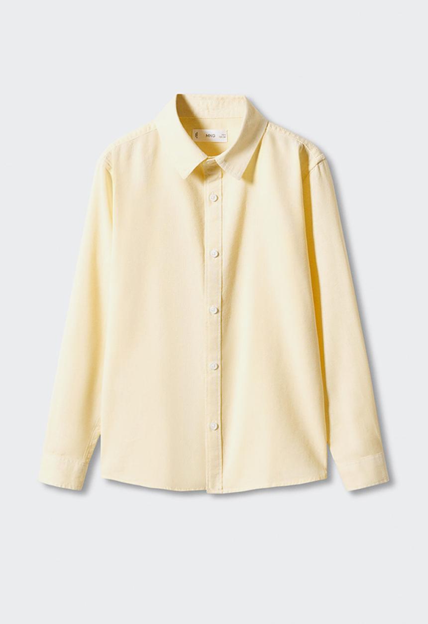 MANGO - Shirt blas - pastel yellow