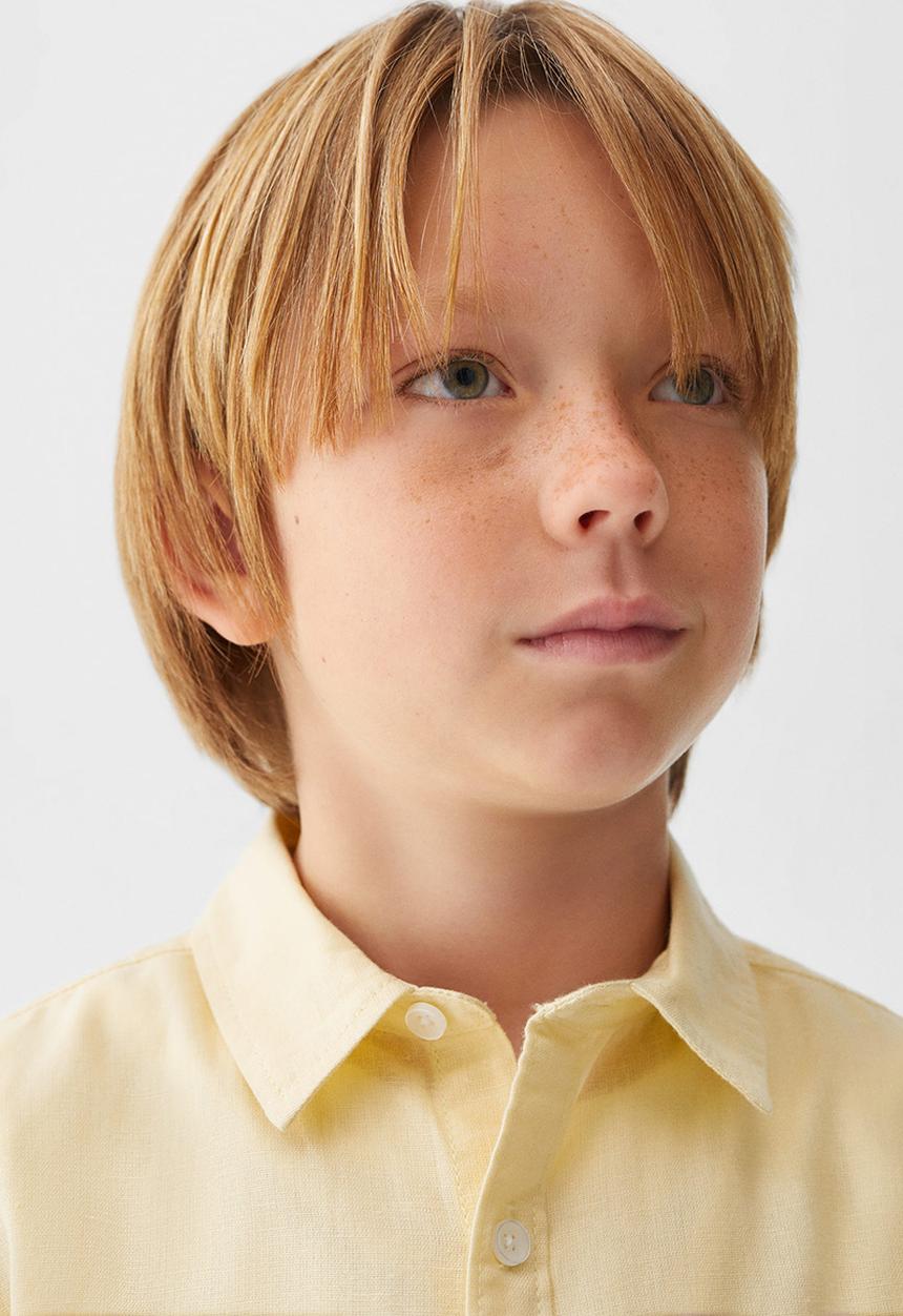 MANGO - Shirt blas - pastel yellow