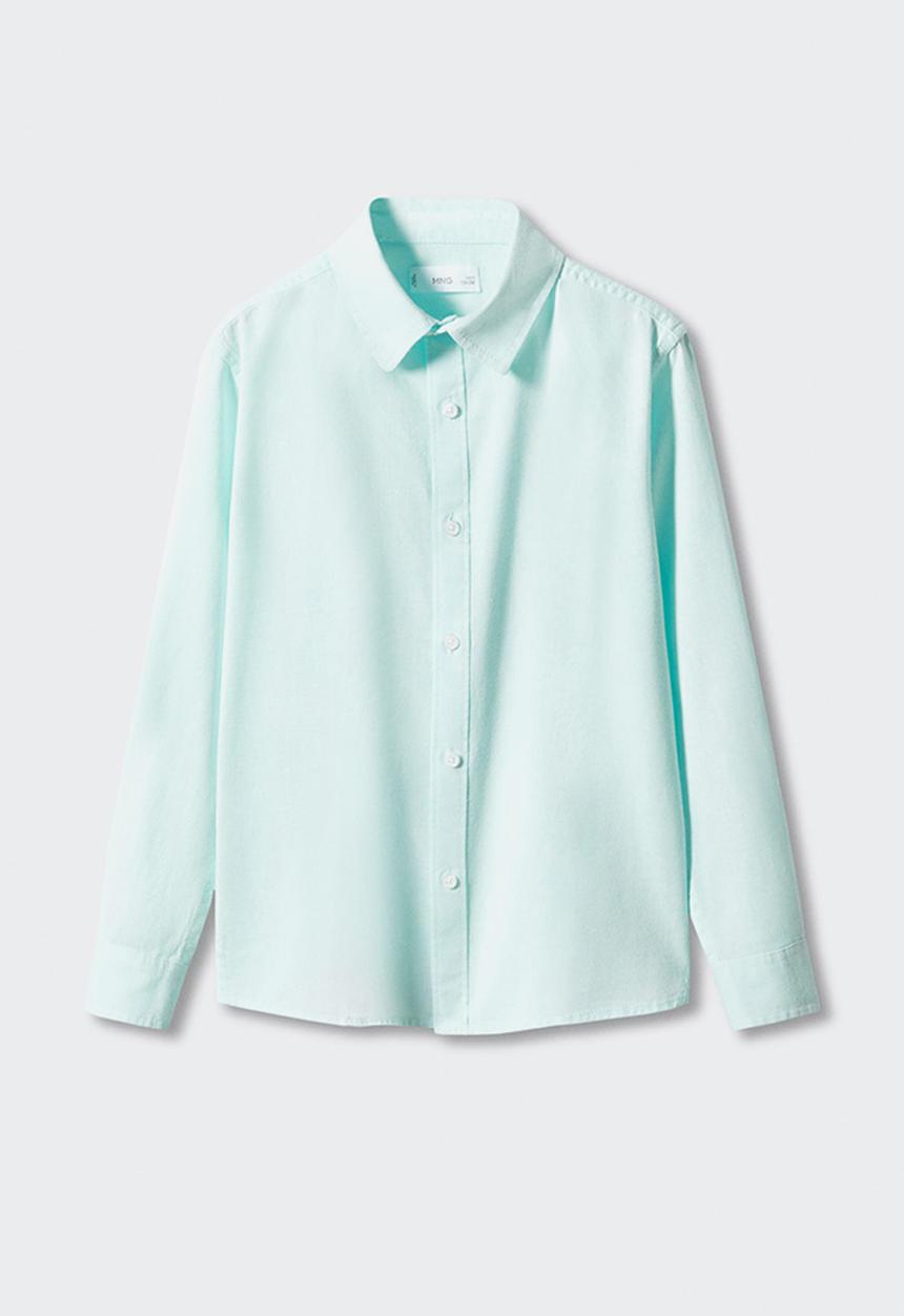 MANGO - Shirt blas - turquoise