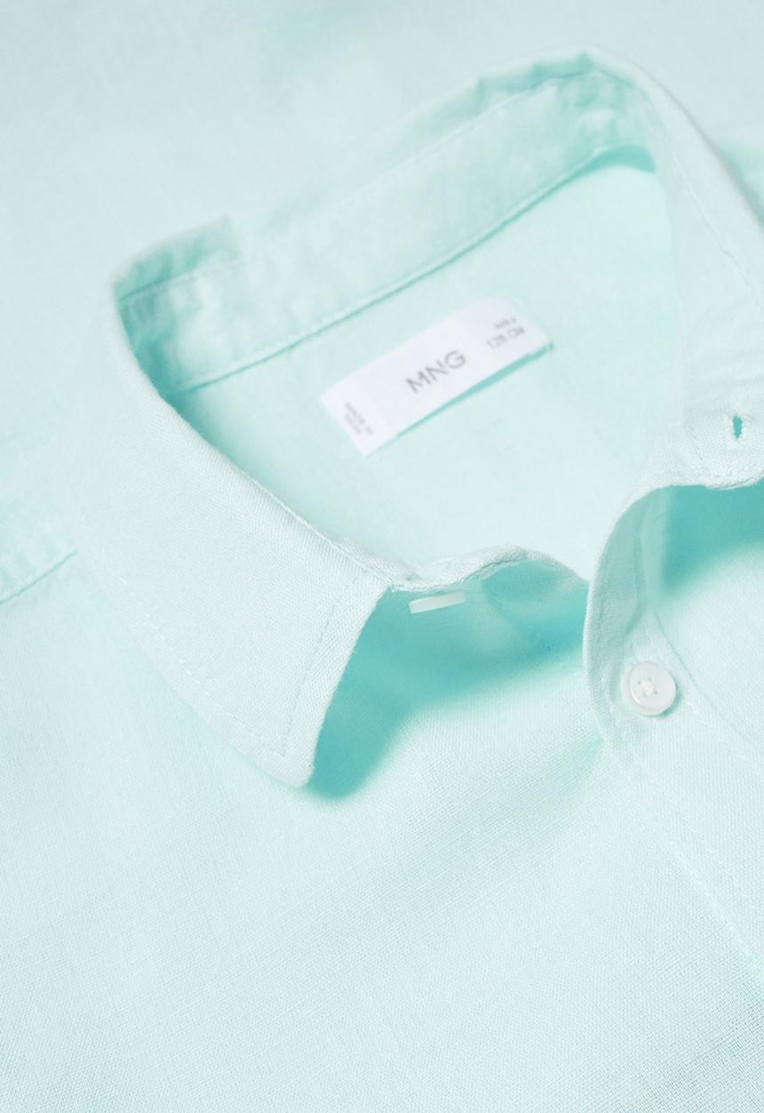 MANGO - Shirt blas - turquoise
