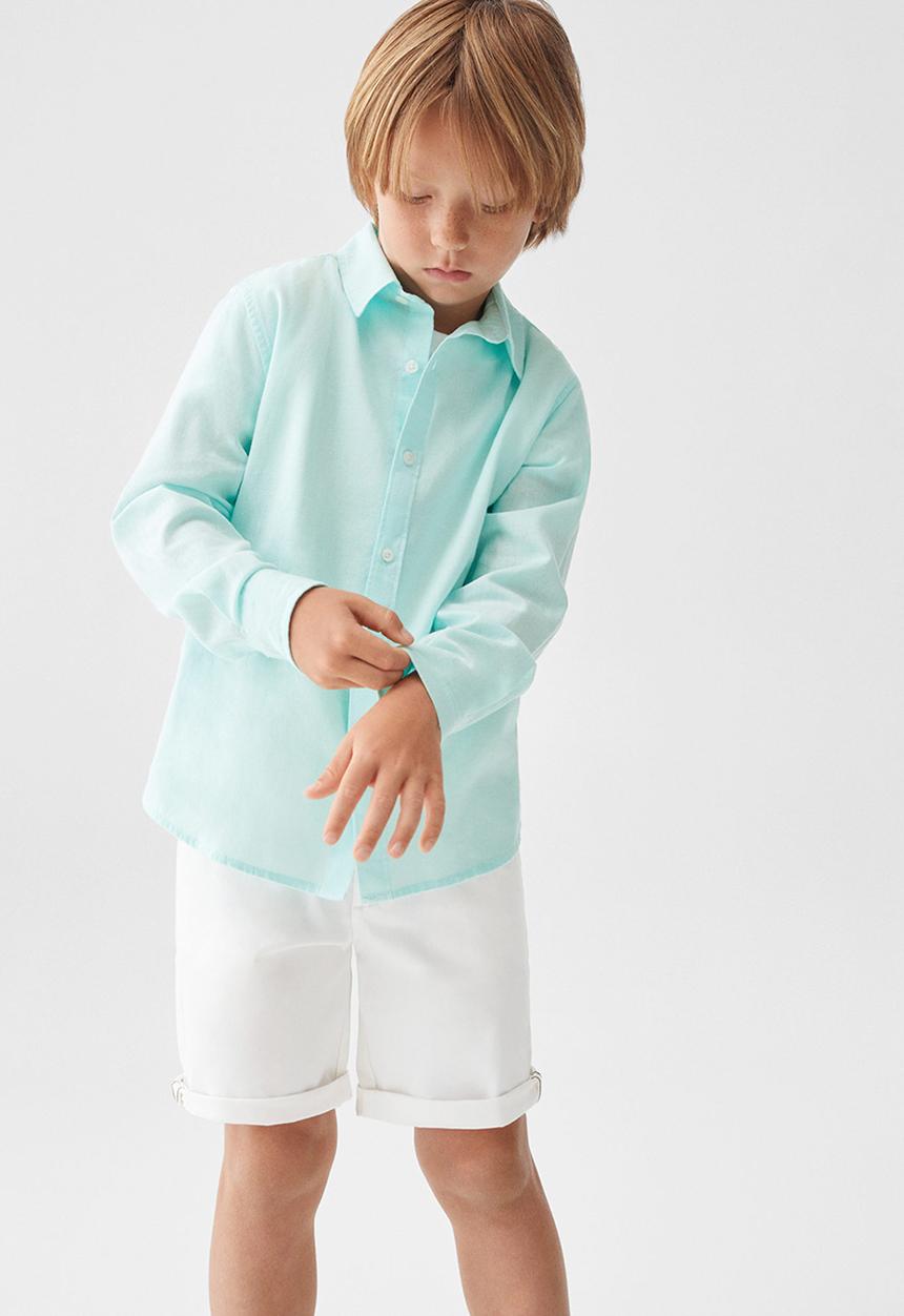 MANGO - Shirt blas - turquoise