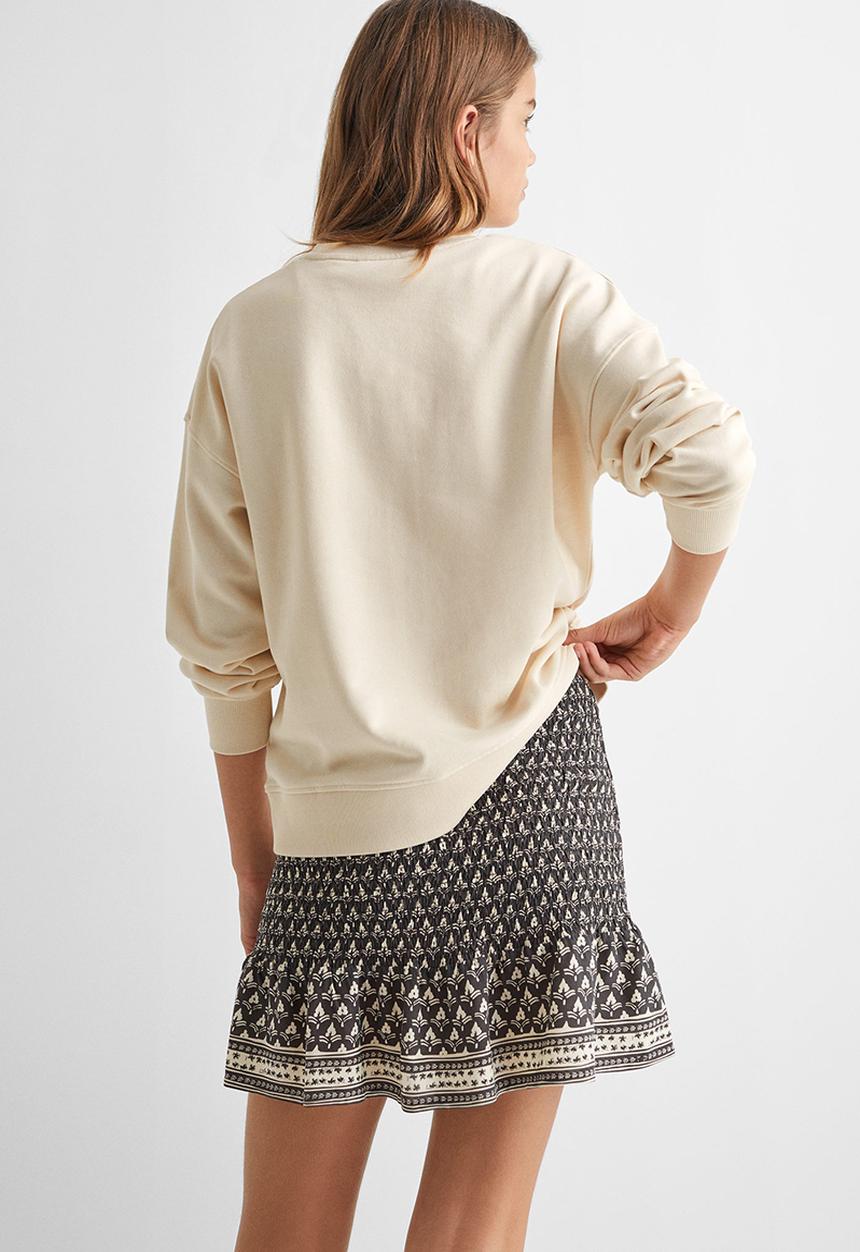 MANGO - Sweatshirt love - beige