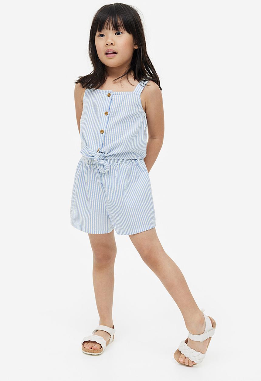 H&M - 2-Piece set - light blue striped