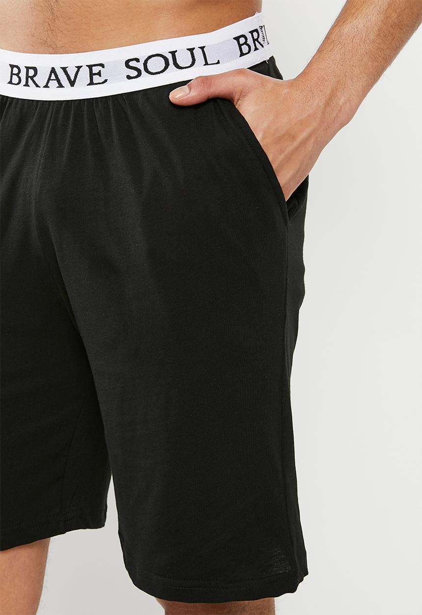 Brave Soul - Loungewear - Black