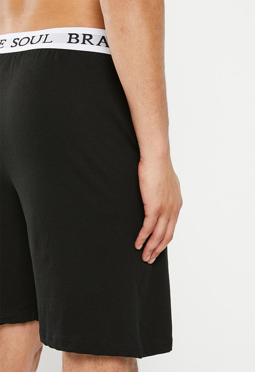 Brave Soul - Loungewear - Black