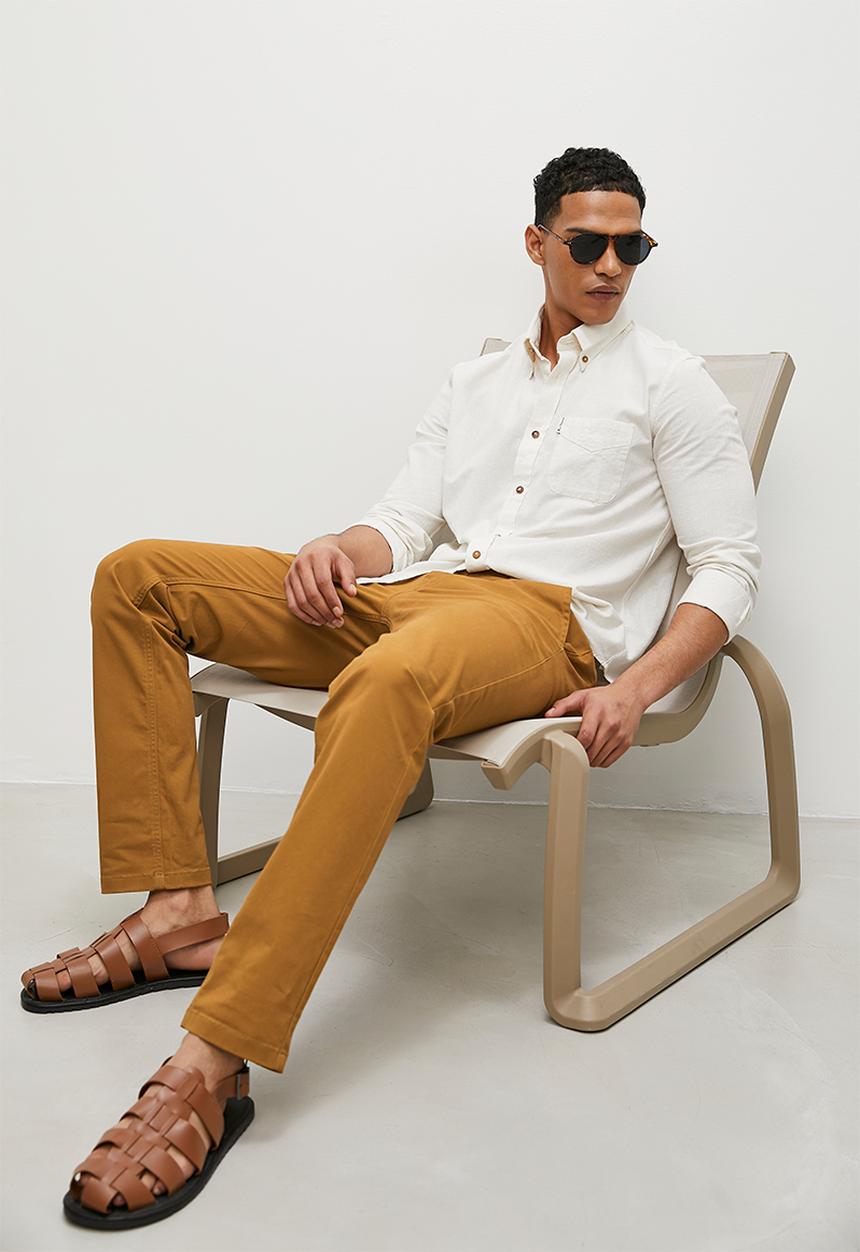 Superbalist - Caleb slim chino - taupe