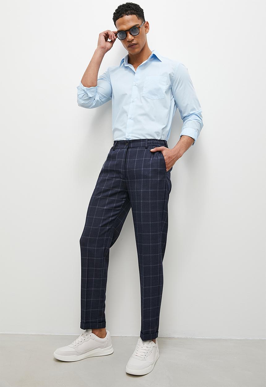 Superbalist - Comfort slim fit trouser - navy