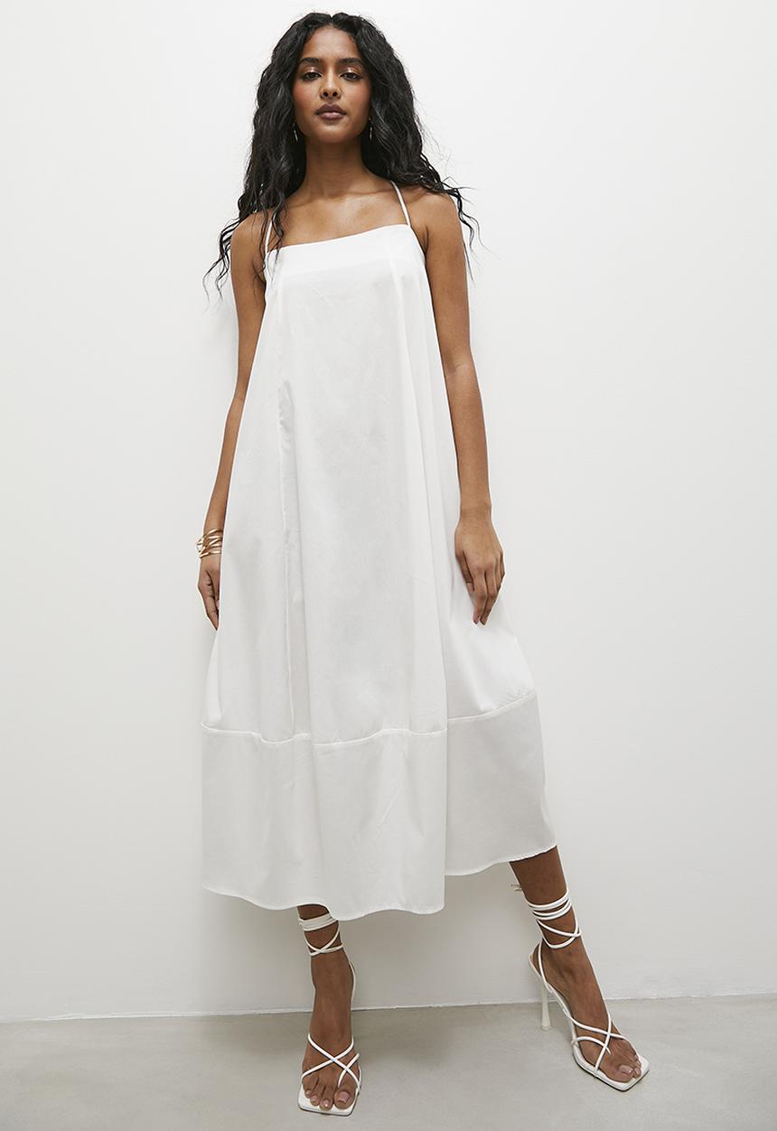 Superbalist - Strappy trapeze maxi dress - ivory