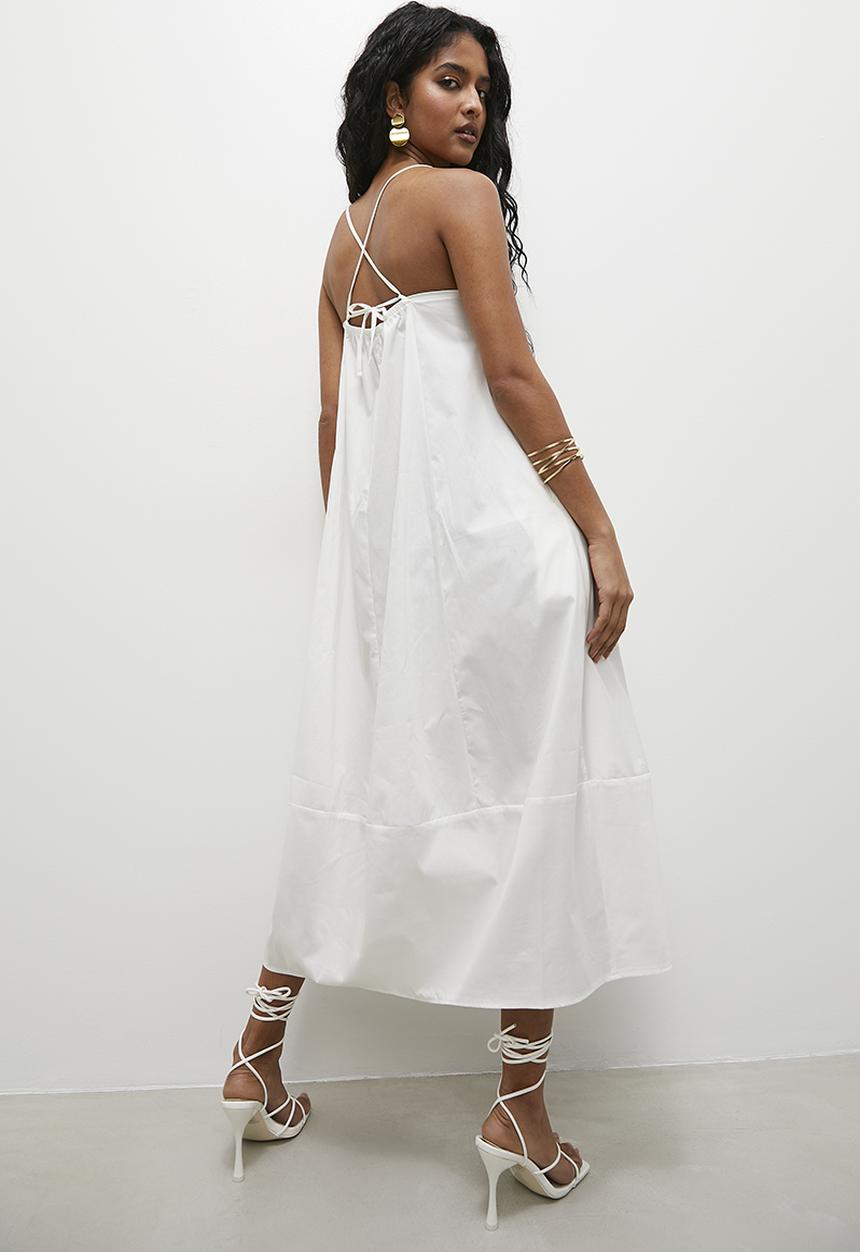 Superbalist - Strappy trapeze maxi dress - ivory