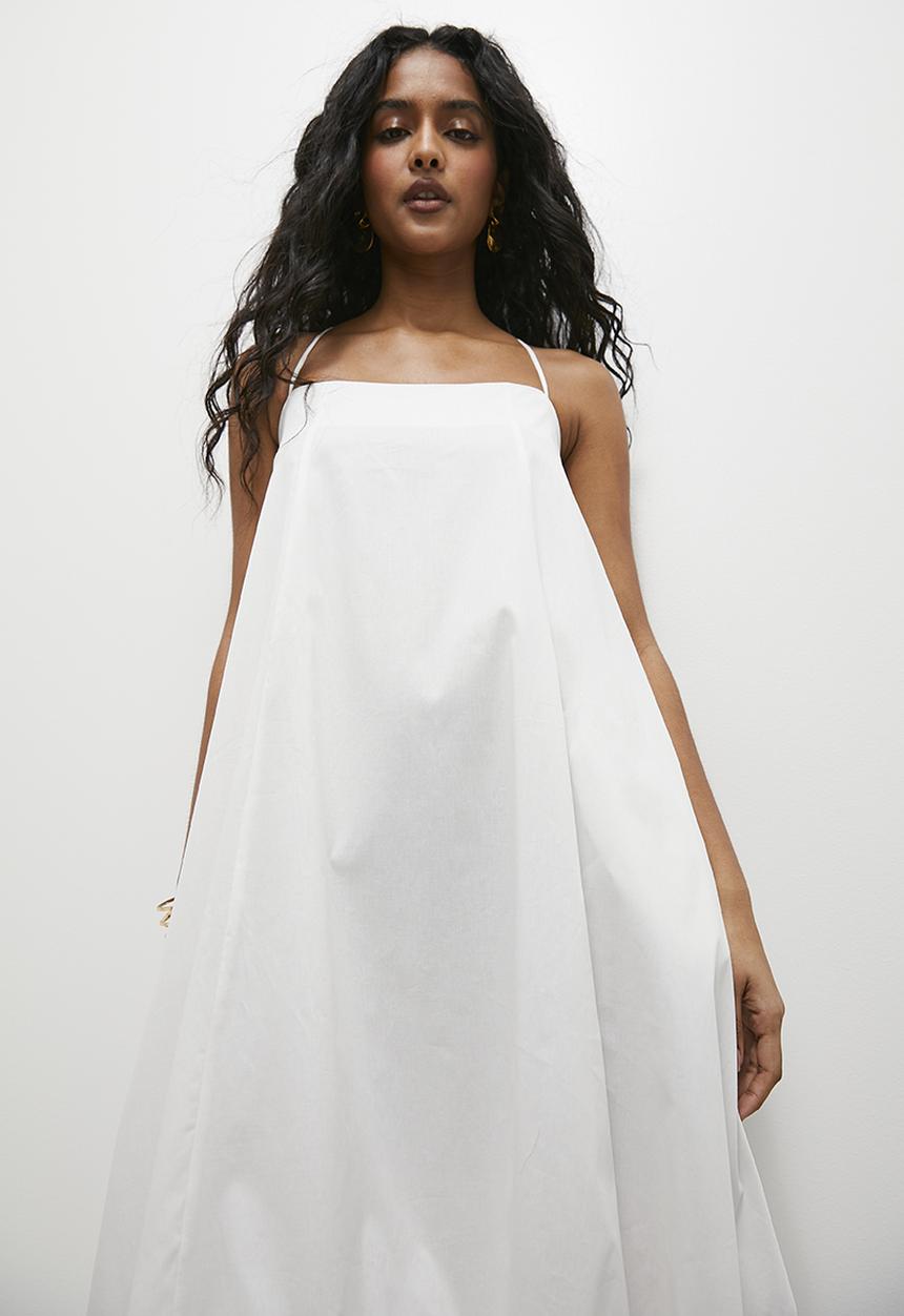 Superbalist - Strappy trapeze maxi dress - ivory