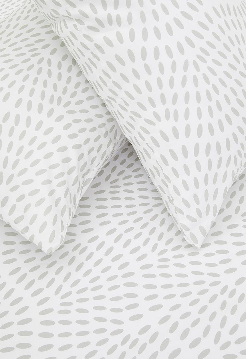 Sixth Floor - Shores printed poly cotton sheet set - grey