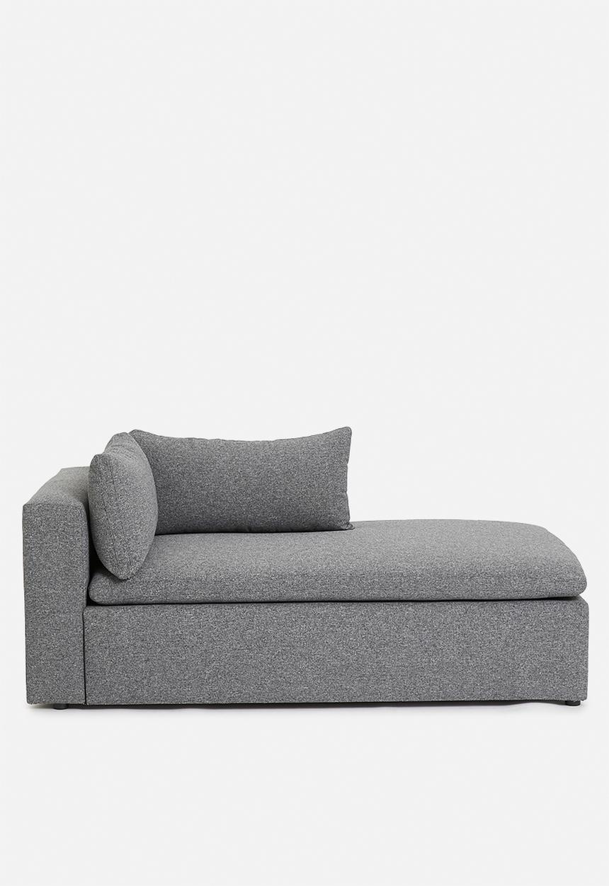Sixth Floor - Halo modular chaise - grey