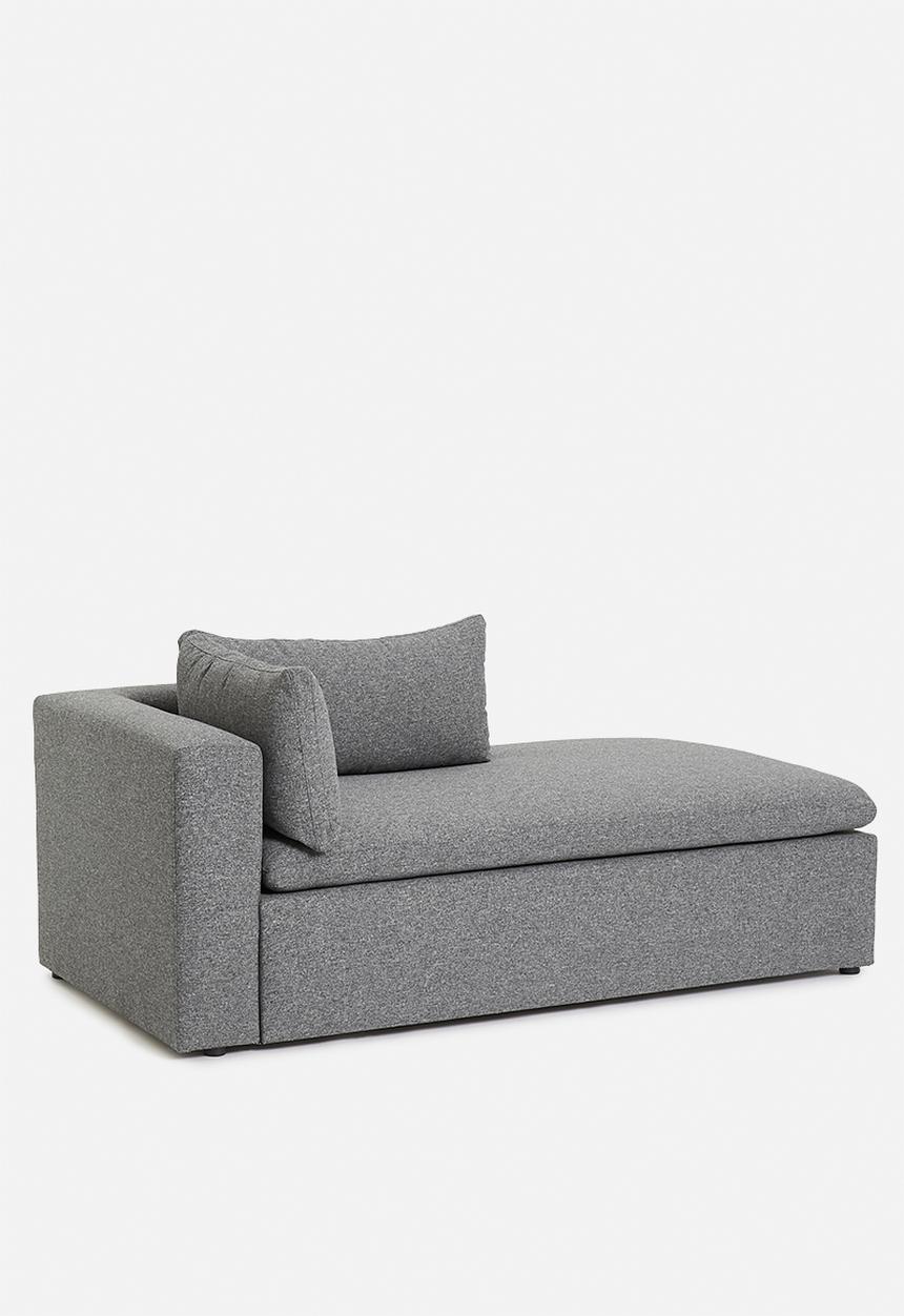 Sixth Floor - Halo modular chaise - grey