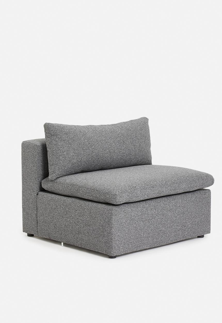 Sixth Floor - Halo modular single seater - grey