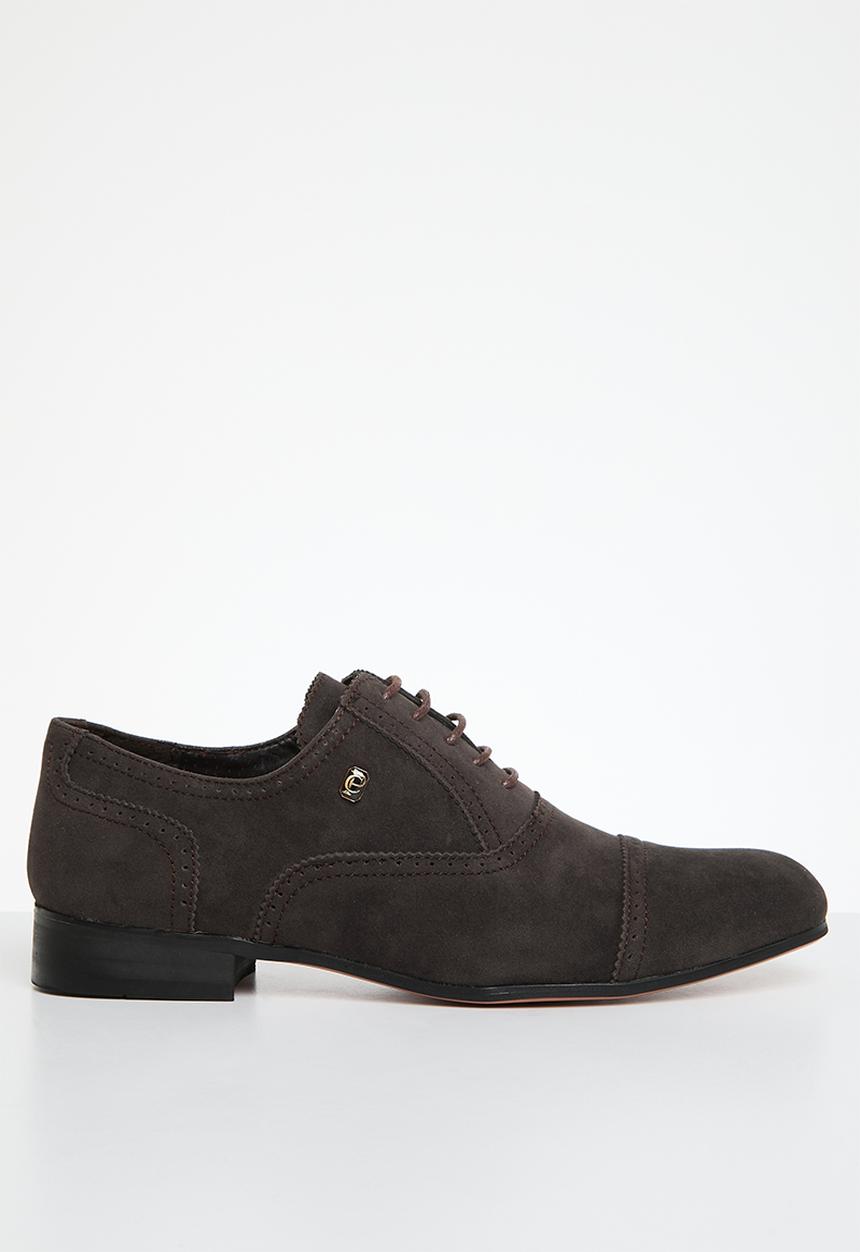 PC - Formal lace up brogue - espresso suede
