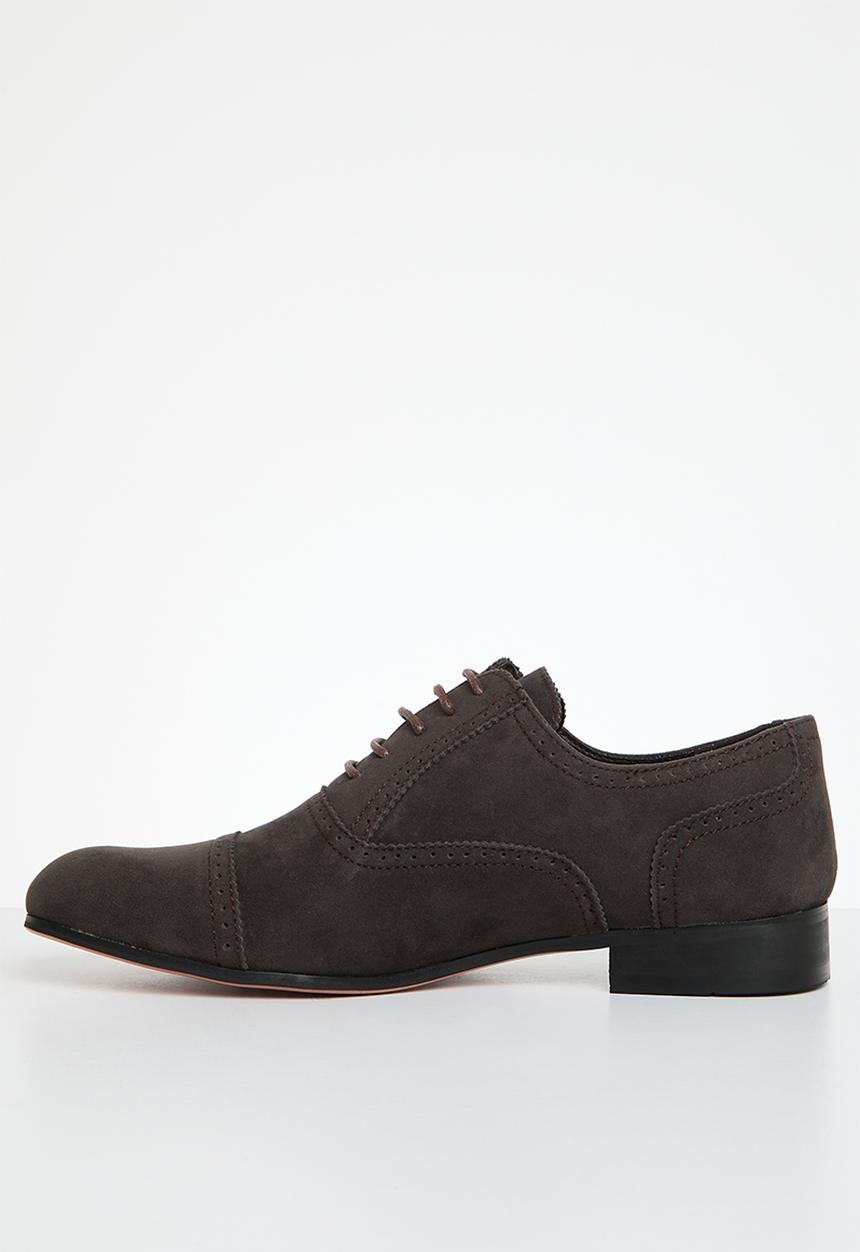 PC - Formal lace up brogue - espresso suede