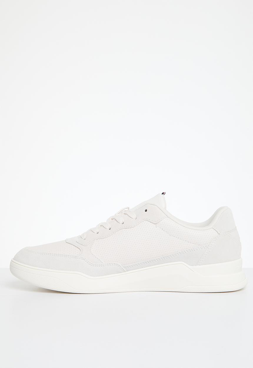 Tommy Hilfiger - Elevated cupsole suede - weathered white