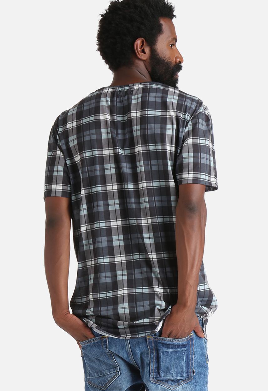 Another Influence - Longline Dipped Hem Tee