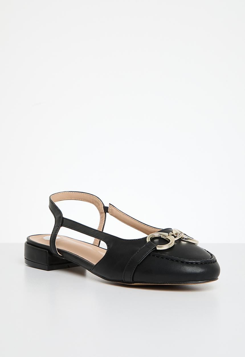 Footwork - Hannah slingback - black