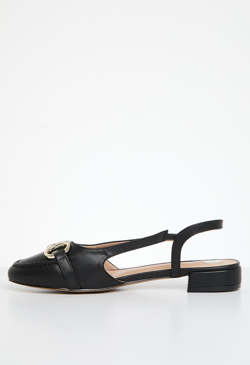Footwork - Hannah slingback - black