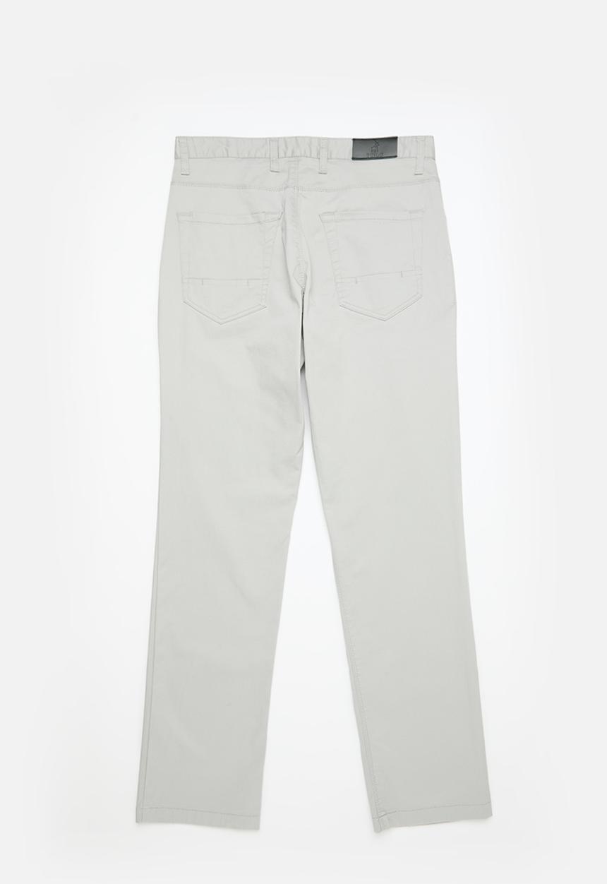 POLO - Mens fashion 5 pocket trouser - grey