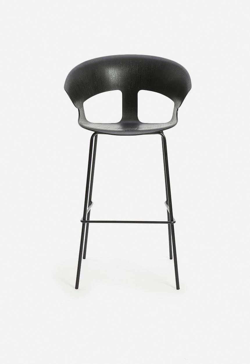 Sixth Floor - Wesley barstool - black