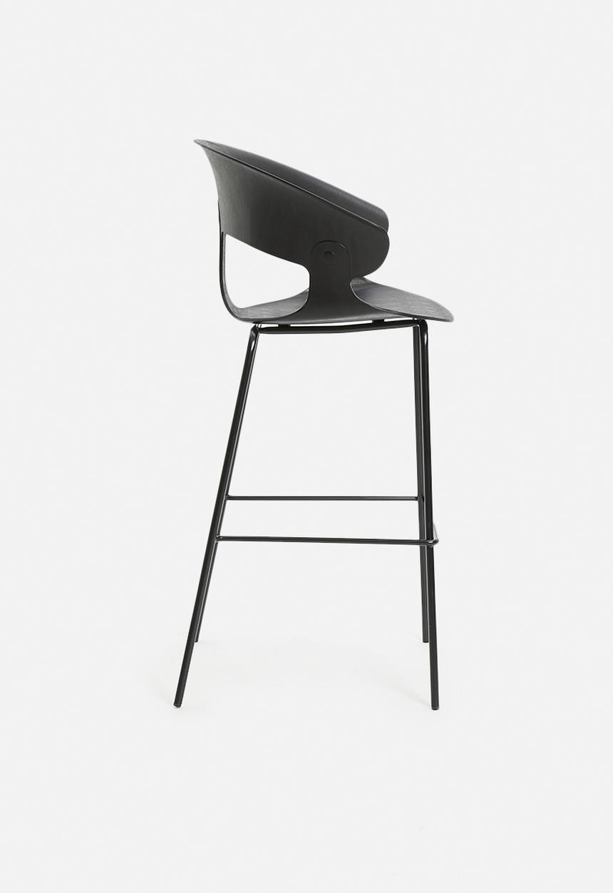 Sixth Floor - Wesley barstool - black